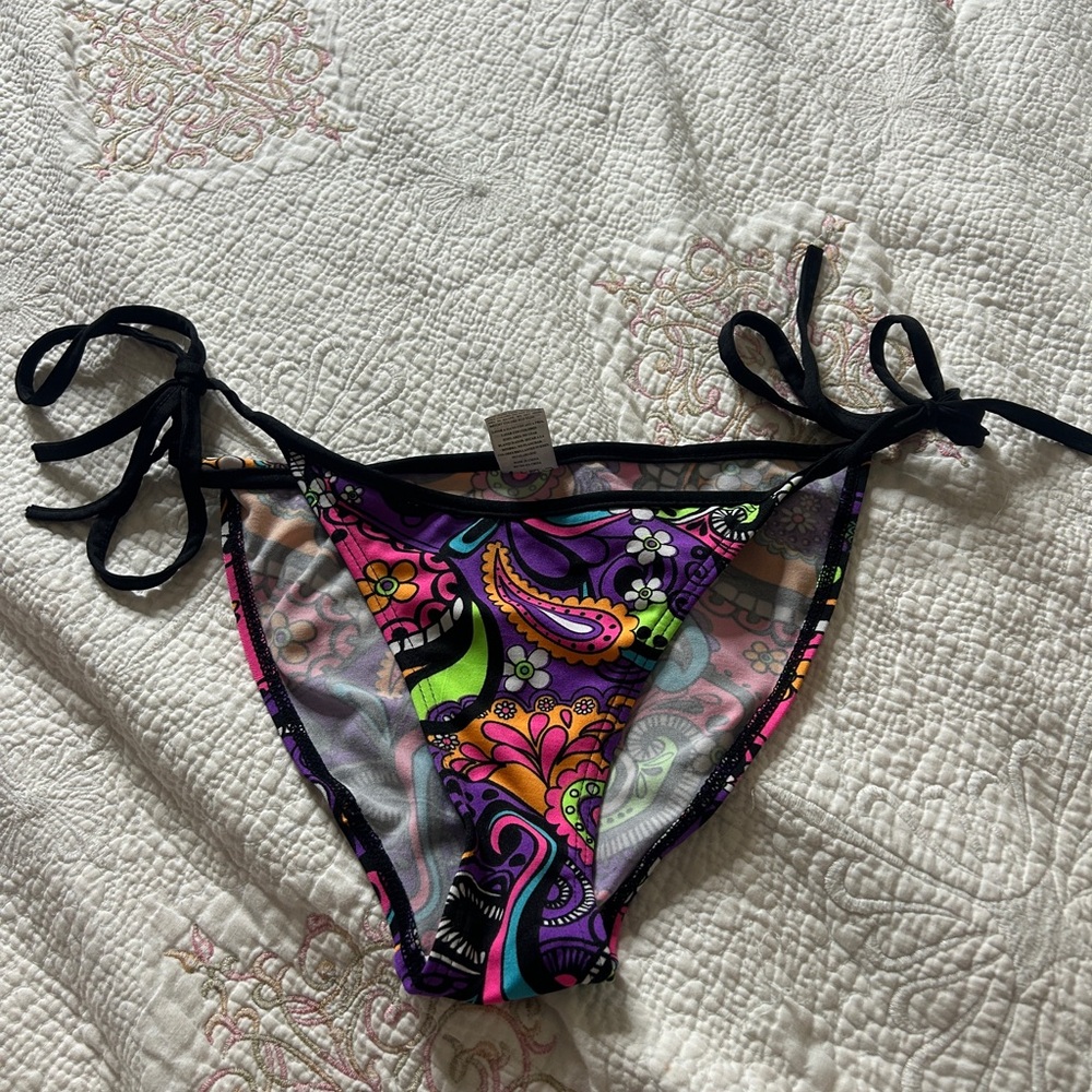 Colorful Paisley Bikini Bottom